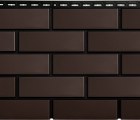 Фасадные панели GL КЛИНКЕРНЫЙ КИРПИЧ, Design шоколадный со швом RAL 9005