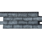 Фасадные панели GL КОЛОТЫЙ КАМЕНЬ, Design Plus антрацит c черным швом