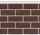 Фасадные панели GL СОСТАРЕННЫЙ КИРПИЧ, Design Plus каштан с белым швом