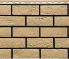 Фасадные панели GL СОСТАРЕННЫЙ КИРПИЧ, Design песочный со швом RAL 9005