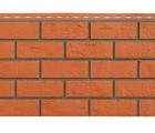 Фасадные панели GL СОСТАРЕННЫЙ КИРПИЧ, Design терракотовый со швом RAL 7006