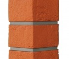 УГОЛ GL, СОСТАРЕННЫЙ КИРПИЧ, Design терракотовый со швом RAL 7006