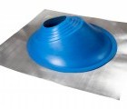Проходной элемент MF угловой №3.1 синий (280-460мм) +185 EPDM металлический неокрашенный фланец