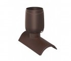 Коньковый вентиль Vilpe H-T Flow для черепицы коричневый