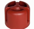 Колпак кровельный Krovent Hupcap 110 красный