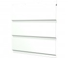 Софит металлический Классик в02 Grand Line без перфорации 0,4 ПЭ с пленкой RAL 9003 сигнальный белый
