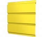 Софит металлический Классик в02 Grand Line без перфорации 0,45 ПЭ с пленкой RAL 1018 цинково-желтый
