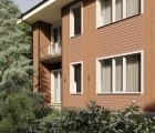 Сайдинг виниловый, под дерево, Docke Lux, Планкен, Q2.4, Миндаль