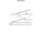 Металлочерепица МП Ламонтерра X (VikingMP E-20-8004-0.5)