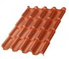 Металлочерепица МП Монтерроса-SL (AGNETA-03-CopperCopper-0.5)