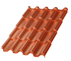 Металлочерепица МП Монтерроса-XL (AGNETA-20-CopperCopper-0.5)