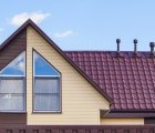 Металлочерепица камея 0,45 Drap RAL 3005 красное вино
