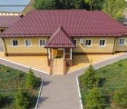 Металлочерепица камея 0,45 Drap RAL 3005 красное вино