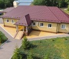 Металлочерепица камея 0,45 Drap RAL 3005 красное вино