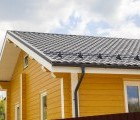 Металлочерепица кредо Grand Line 0,5 GreenCoat Pural BT, matt RR 32 темно-коричневый (RAL 8019 серо-коричневый)