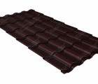 Металлочерепица кредо 0,45 PE RAL 8017 шоколад