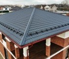 Металлочерепица кредо Grand Line 0,5 GreenCoat Pural BT, matt RR2Н3 (RAL 7016 антрацитово-серый)