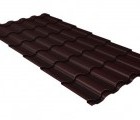 Металлочерепица кредо 0,5 Satin Мatt RAL 8017 шоколад