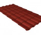 Металлочерепица кредо Grand Line 0,5 GreenСoat Pural RR 29 красный (RAL 3009 оксидно-красный)