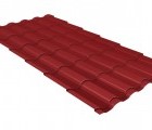 Металлочерепица кредо 0,45 PE RAL 3011 коричнево-красный