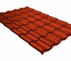 Металлочерепица кредо 0,45 PE RAL 2004 оранжевый