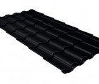 Металлочерепица кредо 0,5 Satin RAL 9005 черный