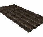 Металлочерепица кредо 0,45 PE RR 32 темно-коричневый