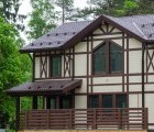 Металлочерепица классик 0,45 PE RAL 8017 шоколад