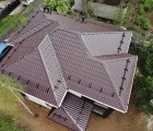 Металлочерепица классик 0,45 PE RAL 8017 шоколад