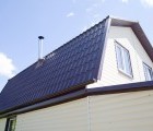 Металлочерепица классик 0,45 PE RAL 8017 шоколад