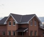 Металлочерепица классик 0,45 PE RAL 8017 шоколад