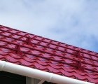 Металлочерепица классик 0,5 Satin RAL 3005 красное вино