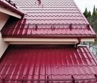 Металлочерепица классик 0,5 Satin RAL 3005 красное вино