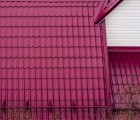 Металлочерепица классик 0,5 Satin RAL 3005 красное вино