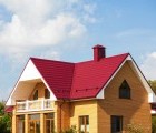Металлочерепица классик 0,5 Satin RAL 3005 красное вино