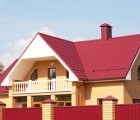 Металлочерепица классик 0,5 Satin RAL 3005 красное вино
