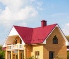 Металлочерепица классик 0,5 Satin RAL 3005 красное вино