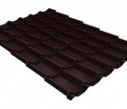 Металлочерепица классик 0,5 Rooftop Matte RAL 8017 шоколад