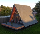 Металлочерепица классик Grand Line 0,5 PurLite Мatt RAL 7024 мокрый асфальт
