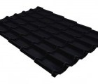 Металлочерепица классик 0,5 Rooftop Matte RAL 9005 черный