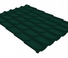 Металлочерепица классик 0,4 PE RAL 6005 зеленый мох