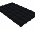 Металлочерепица квадро профи 0,45 Drap RAL 9005 черный