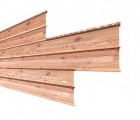 Сайдинг Lбрус-XL-В-14х335 (ECOSTEEL_T-12-Золотой Орех-0.45)