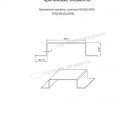 Крепежный профиль шляпный 60х20х3000 порошковая окраска (ОЦ-01-БЦ-0.9)