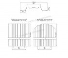 Штакетник металлический МП TRAPEZE-O 16,5х118 (ПЭ-01-5005-0.4)
