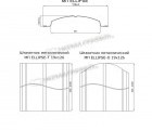 Штакетник металлический МП ELLIPSE-O 19х126 (ПЭ-12-8017-0.45)
