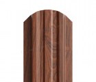 Штакетник металлический МП LАNE-O 16,5х99 (ECOSTEEL-01-МореныйДуб-0.5)