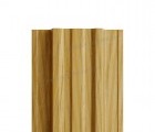 Штакетник металлический МП TRAPEZE-T 16,5х118 (ECOSTEEL_ТД-01-ЗолотойДуб-0.5)