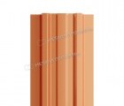 Штакетник металлический МП LАNE-T 16,5х99 (AGNETA-03-CopperCopper-0.5)
