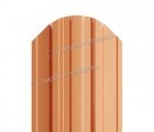 Штакетник металлический МП TRAPEZE-O 16,5х118 (AGNETA-03-CopperCopper-0.5)